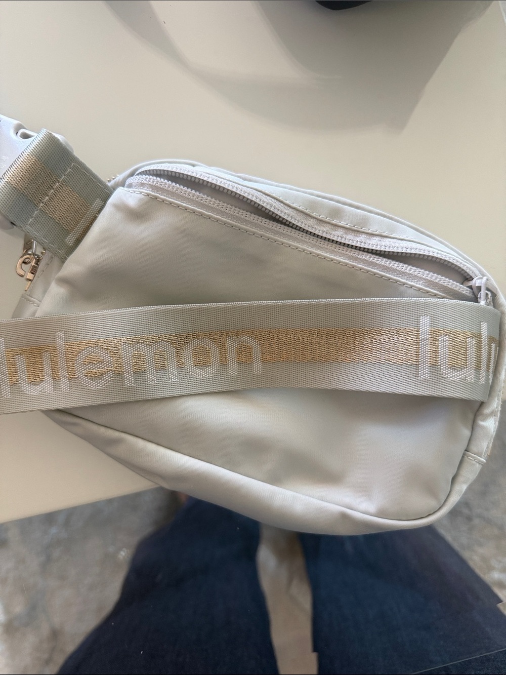 TWO lululemon athletica Crossbody Belt Bags - black and white - Picture 9 of 9